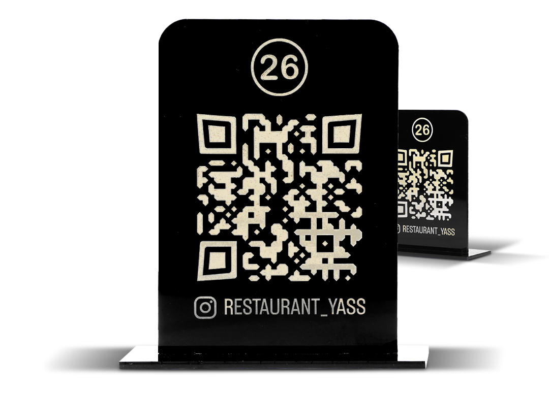 استند رومیزی QR Code متصل به منوی دیجیتال محصولات رستوران یاس استند رومیزی QR Code متصل به منوی دیجیتال محصولات رستوران یاس استند رومیزی QR Code متصل به منوی دیجیتال محصولات رستوران یاس